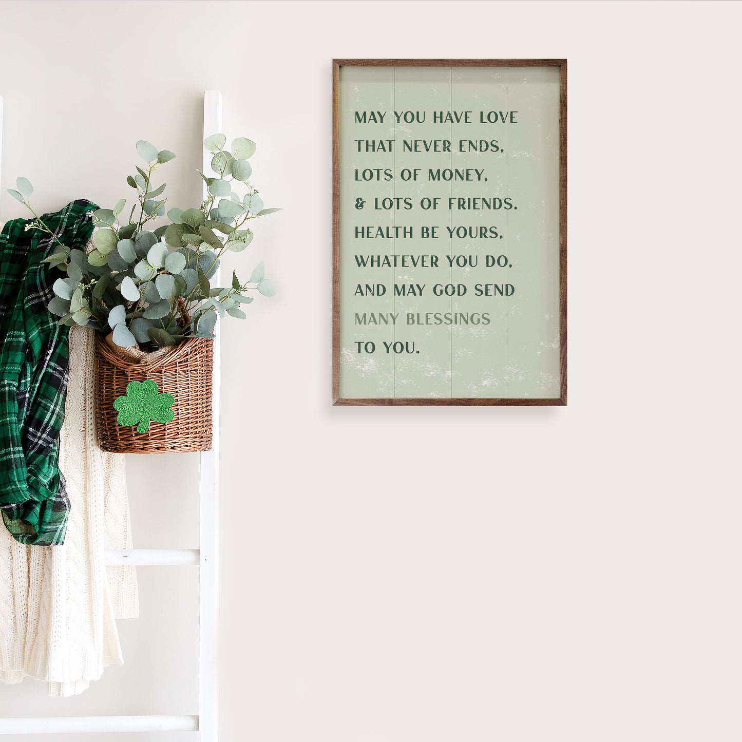Irish Blessings Green