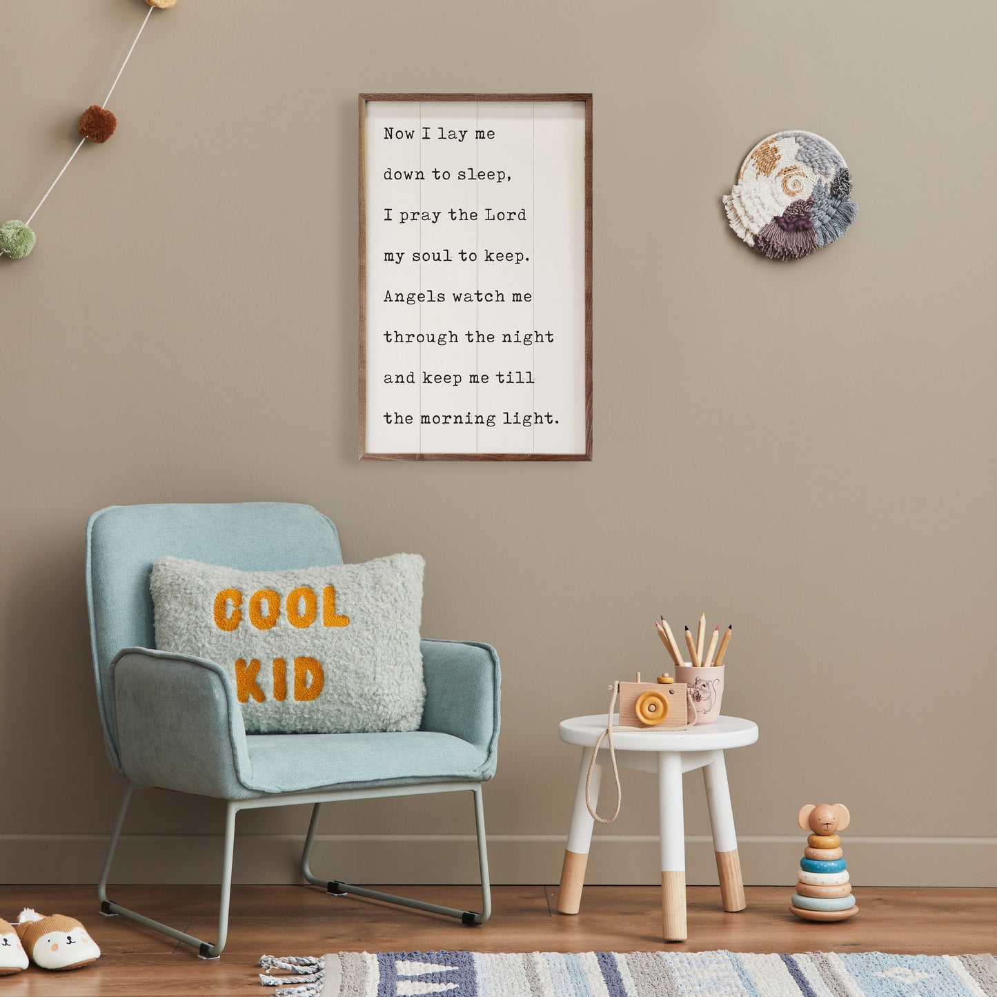 Now I Lay Me Down To Sleep White