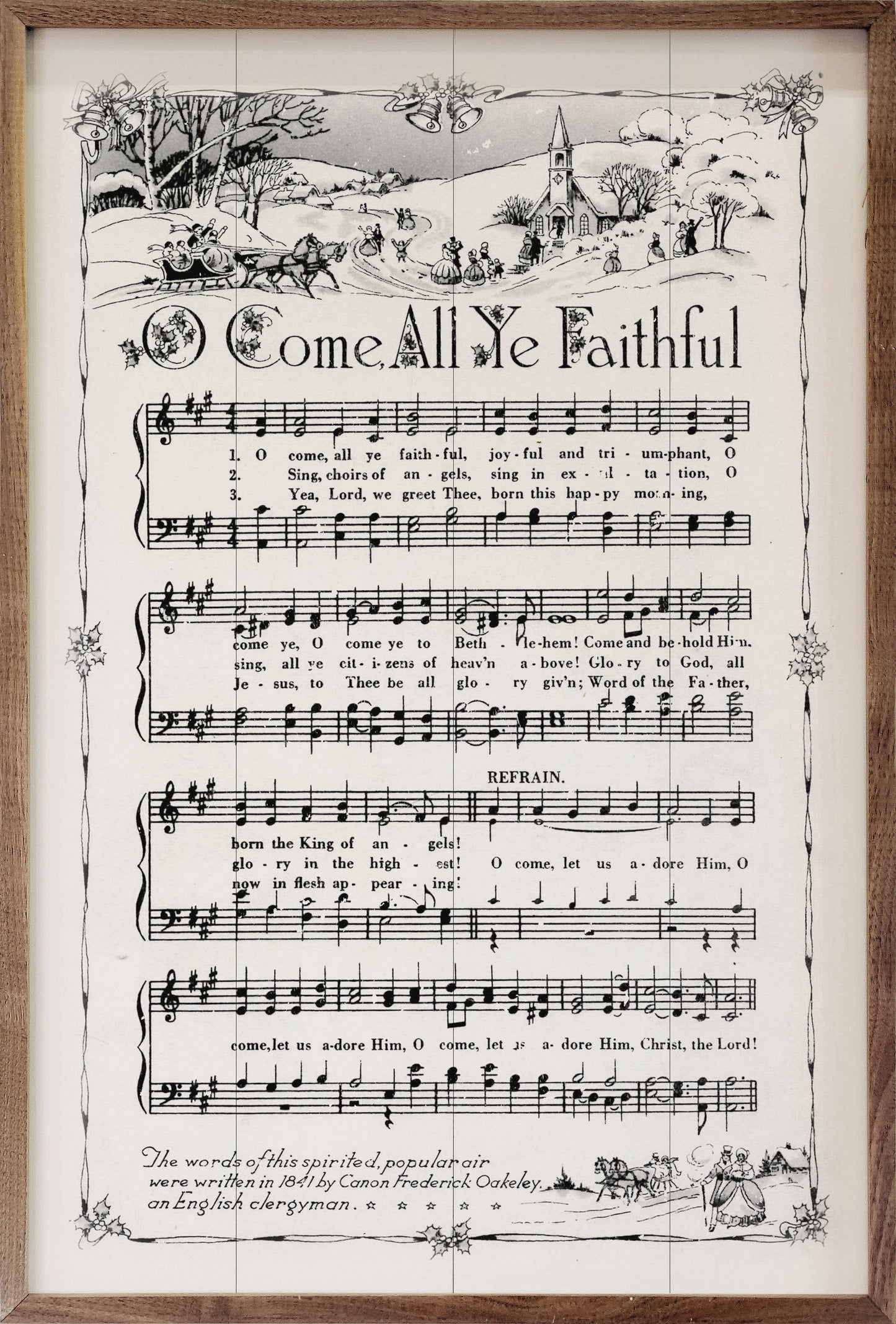Oh Come All Ye Faithful Sheet Music