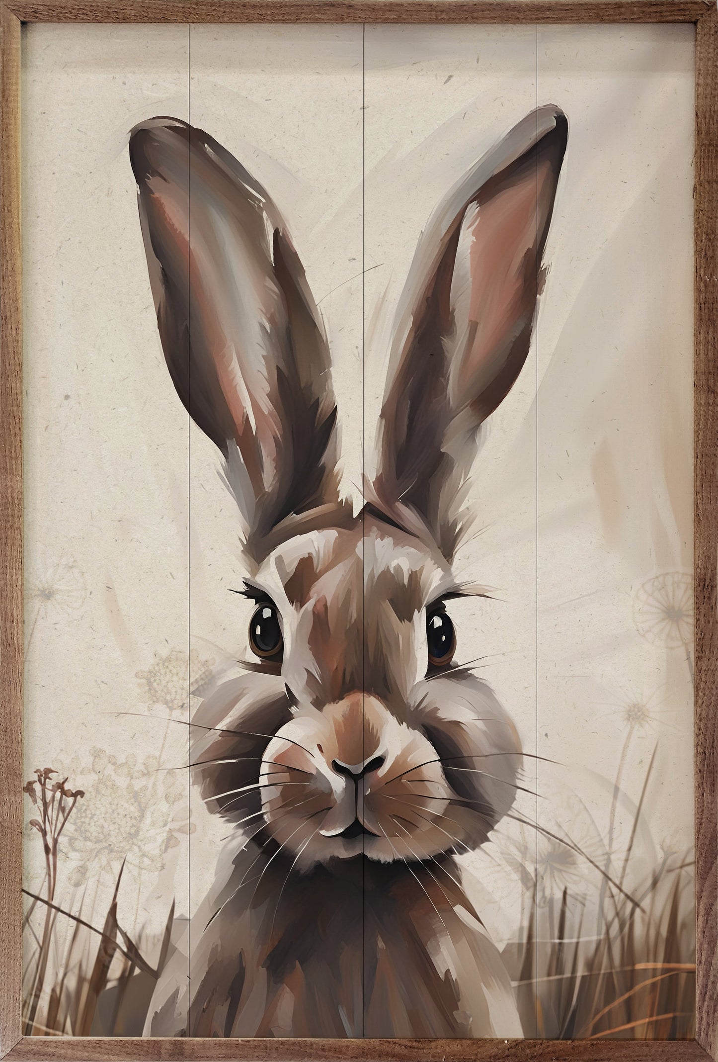 Peeking Brown Rabbit