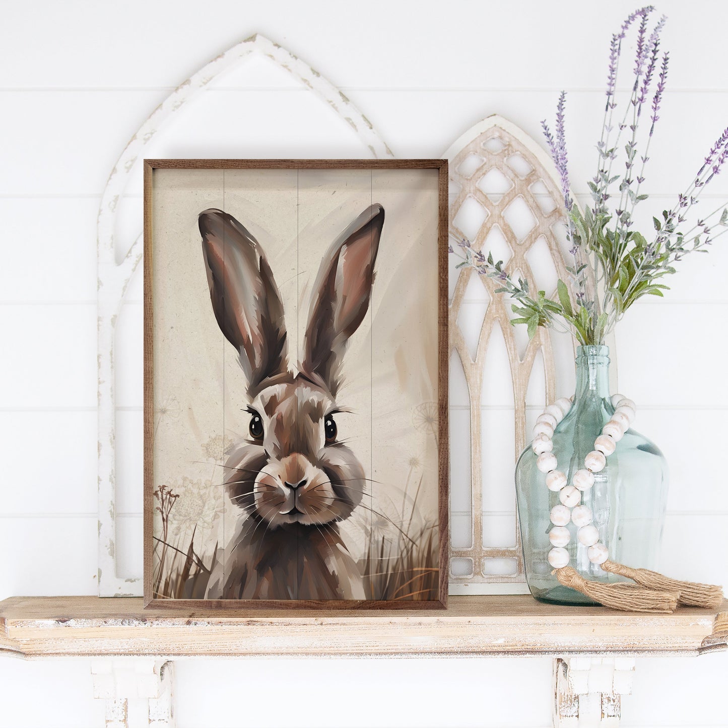 Peeking Brown Rabbit