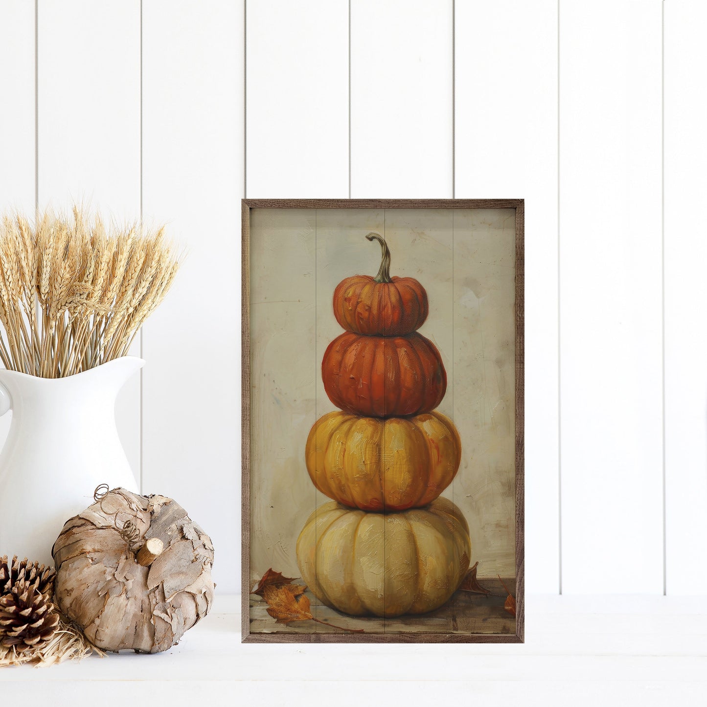 Pumpkin Stack By Petals Prints Design