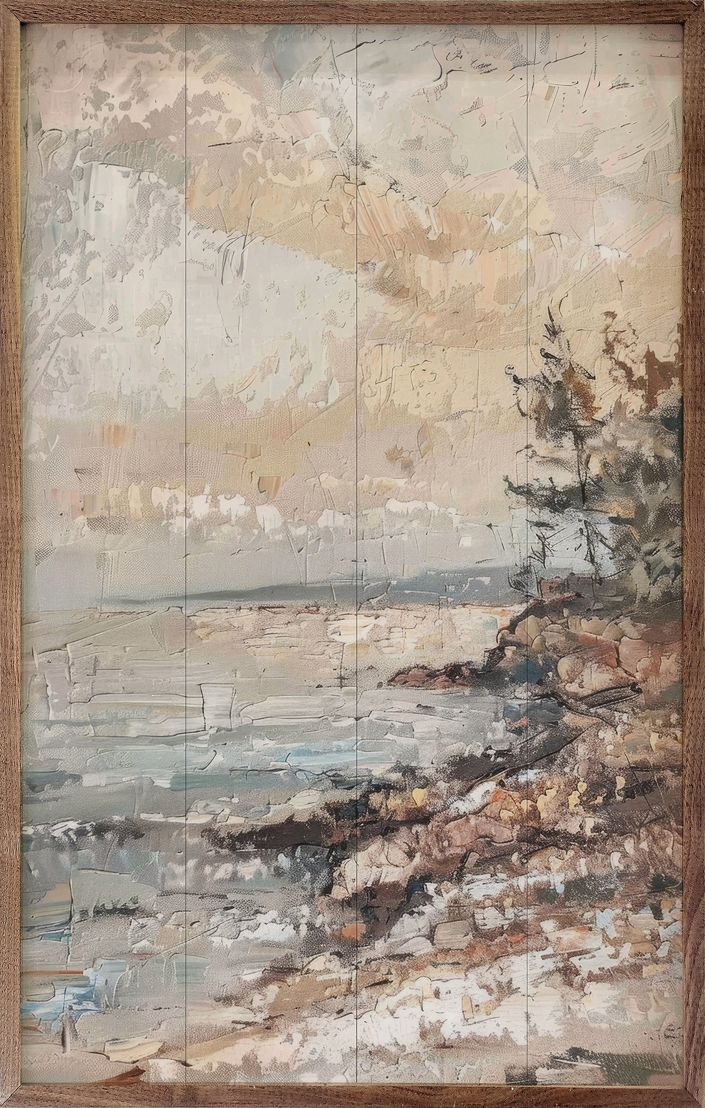 Rocky Abstract By Petals Prints Design