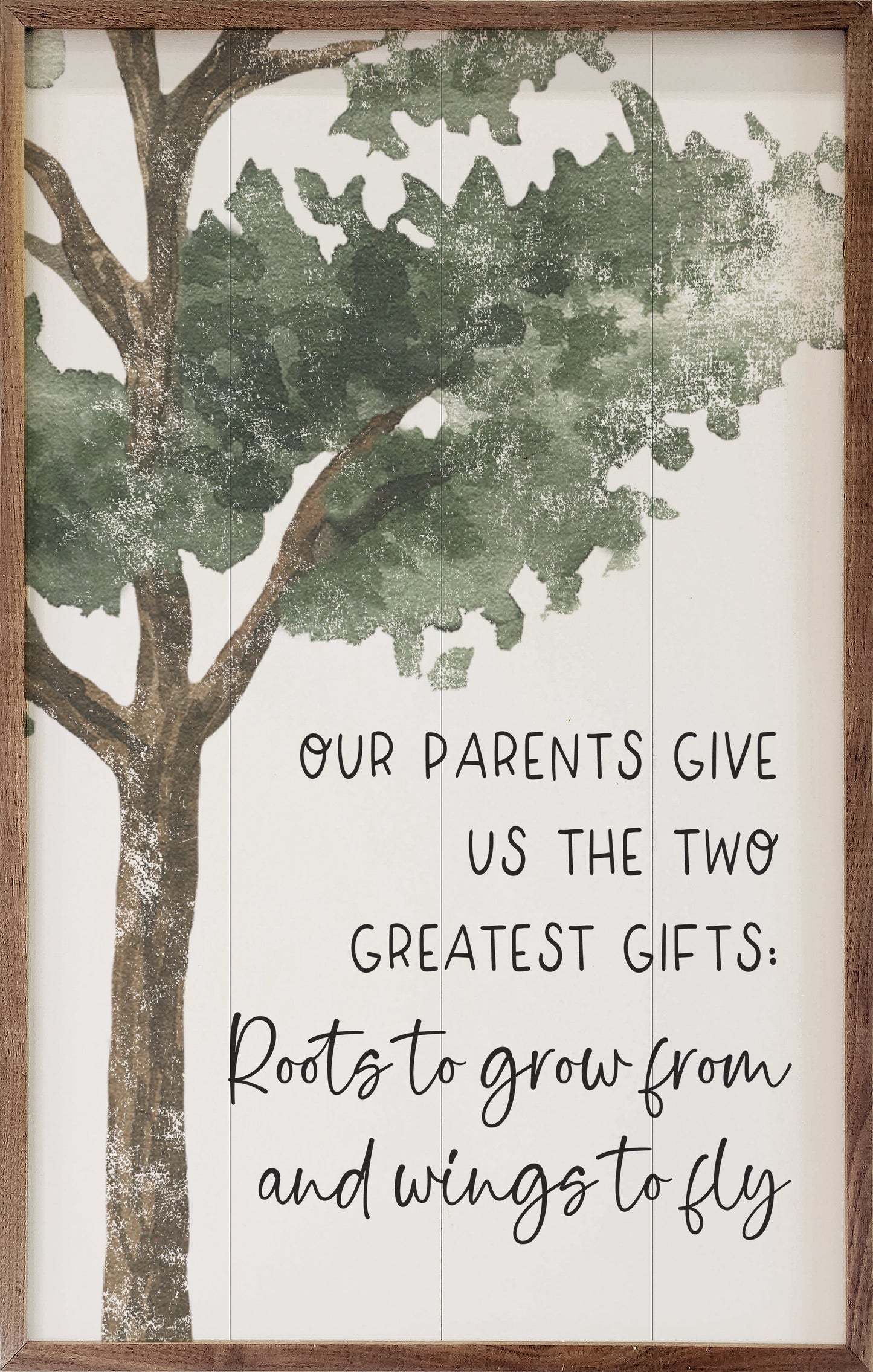 Roots And Wings Tree White