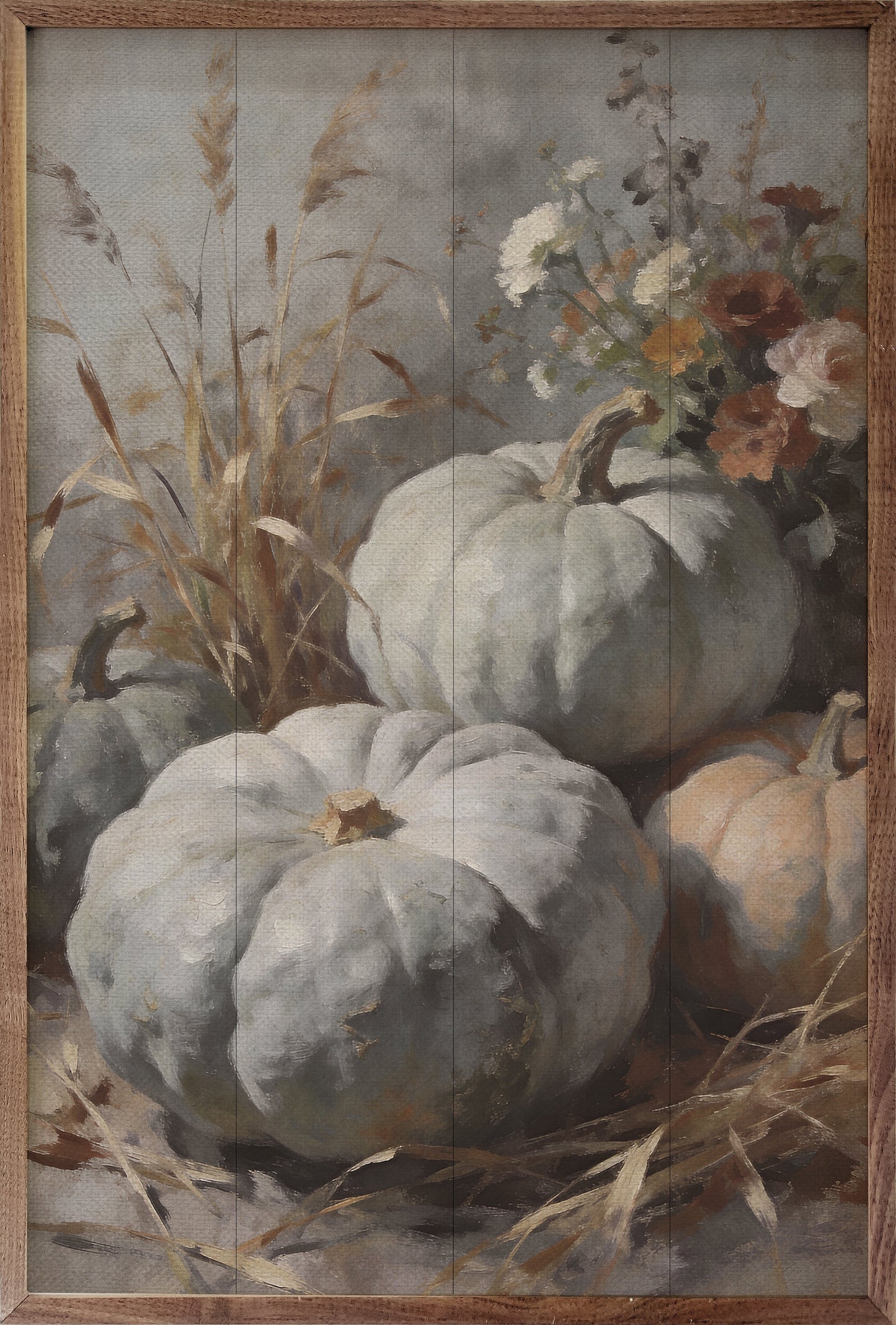Soft Gray Heirloom Pumpkins