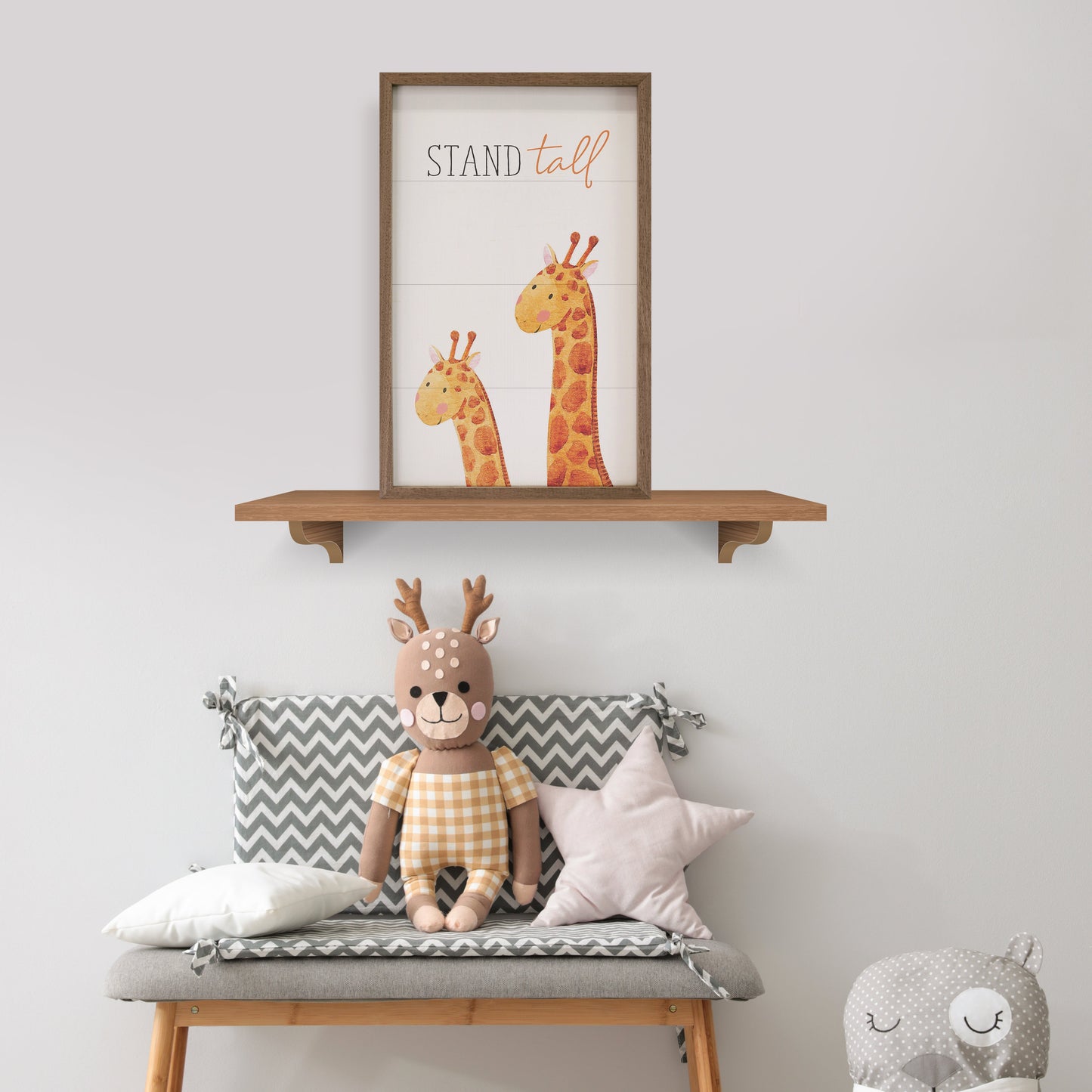 Stand Tall Giraffe White