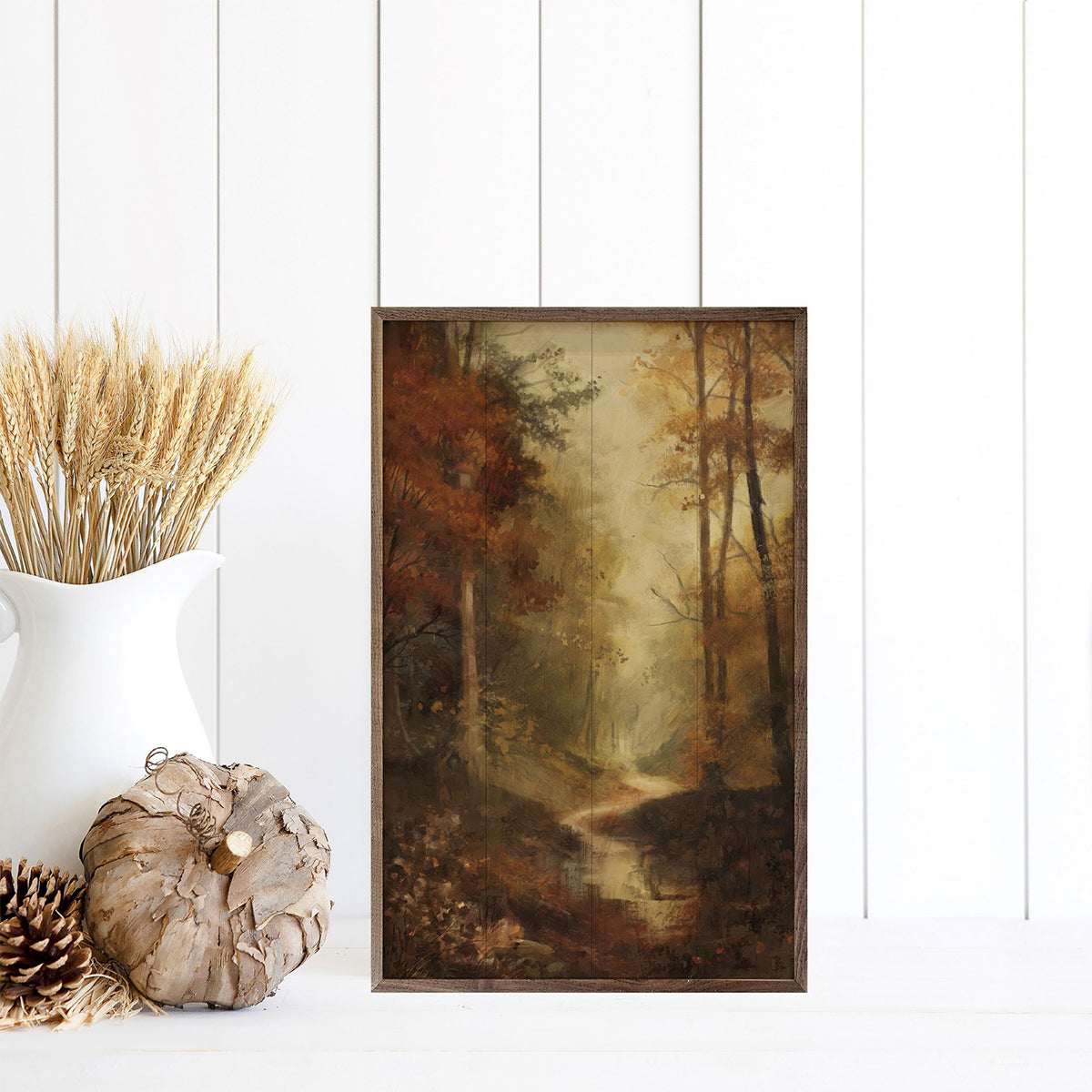 Vintage Fall Landscape 1 By Nina Blue