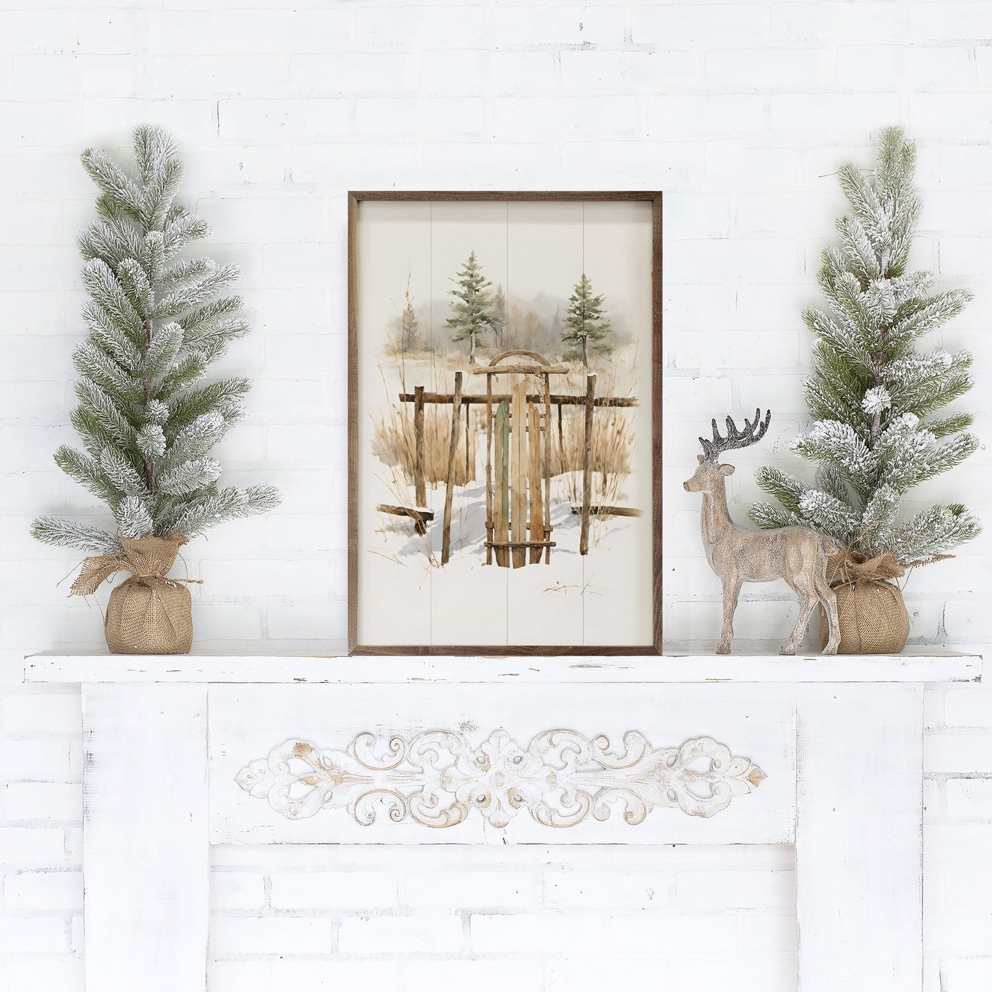 Vintage Sleigh Resting