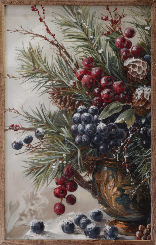 Winterberry Mix IV By Petals Prints Design