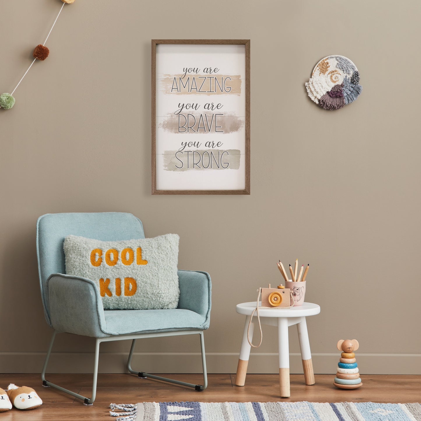 You Are Amazing Brave Strong White