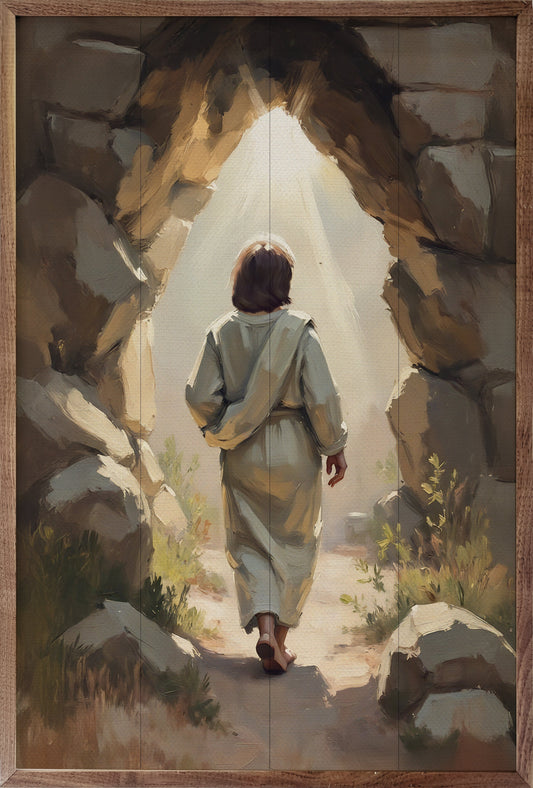 Jesus Leaving His Tomb