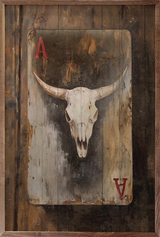 Western Playing Card 2 By Nina Blue