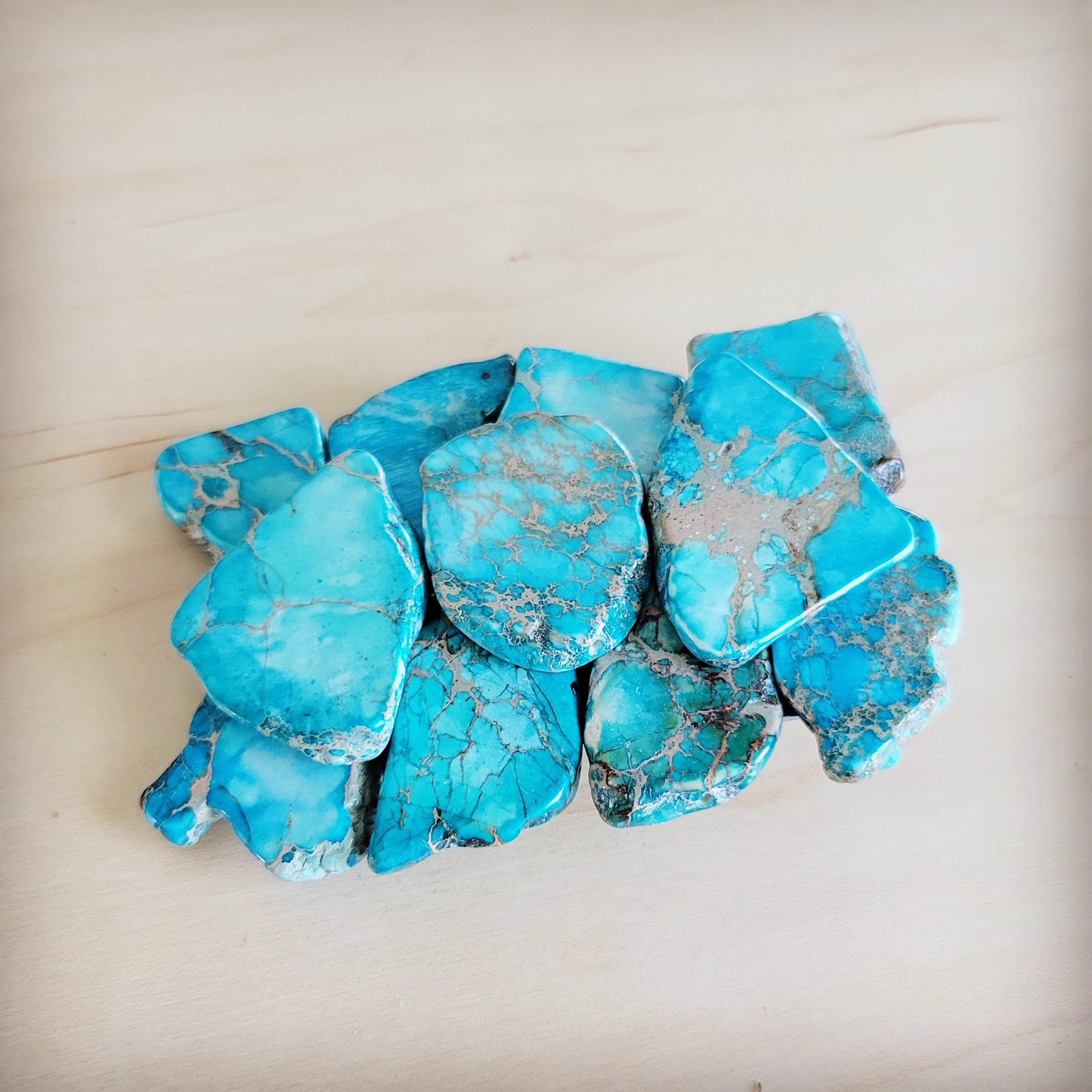 Medium Turquoise Regalite Slab Belt Buckle 908n