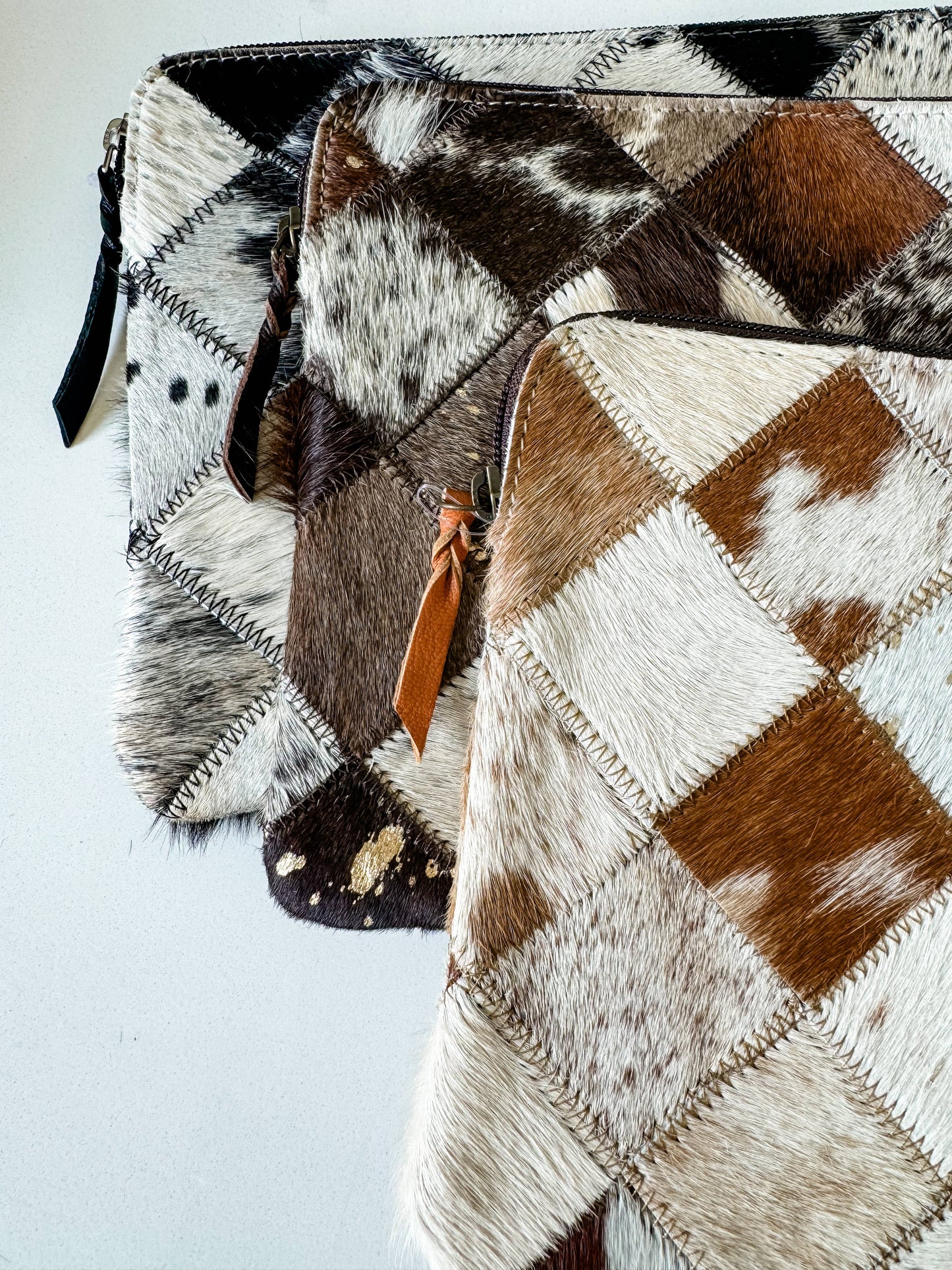 BOHO LUXE Laptop Sleeve Hair-on Cowhide