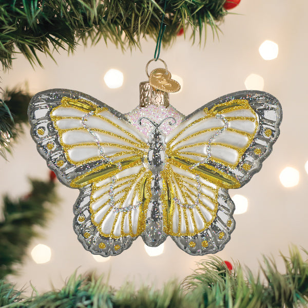 Sterling Butterfly Ornament