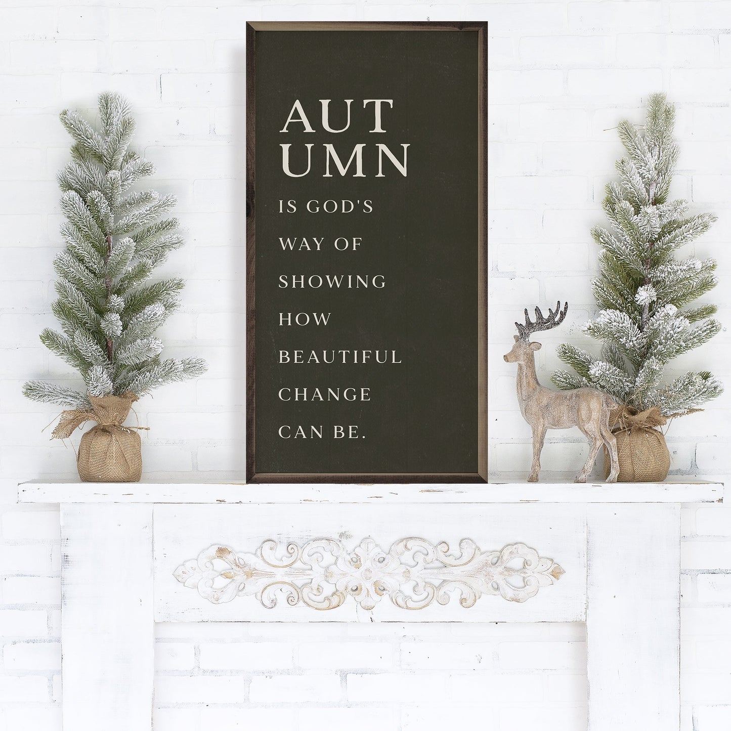 Autumn Is God's Way Green