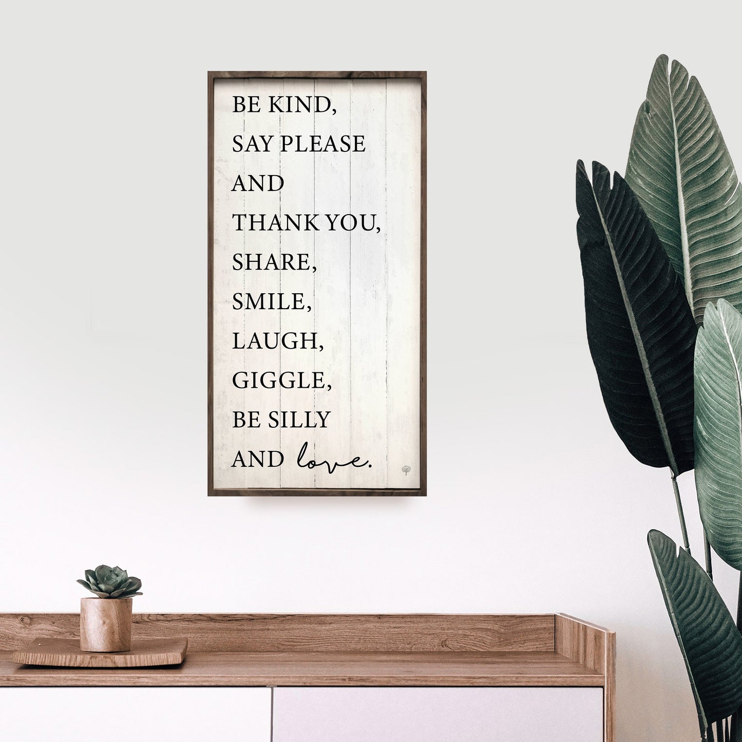 Be Kind Say Please Whitewash