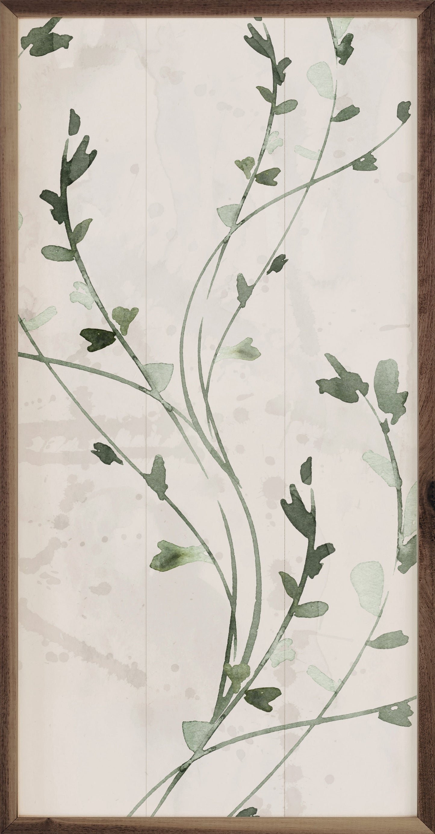 Botanical Panel 3 Thin Vines By Nina Blue