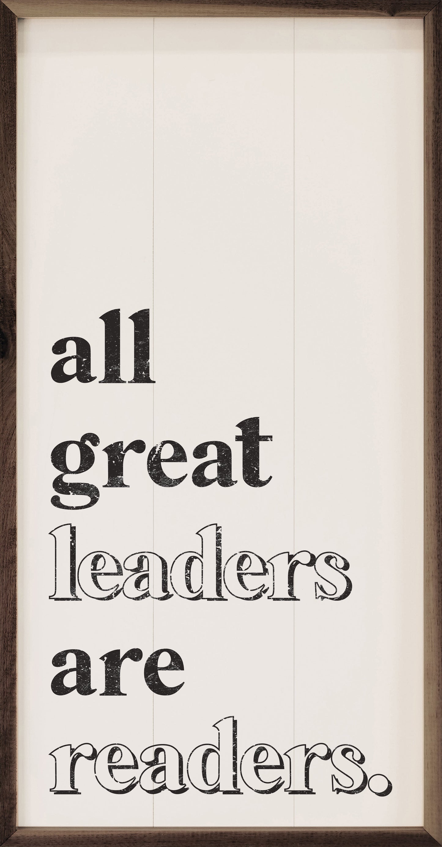 Leaders Are Readers White