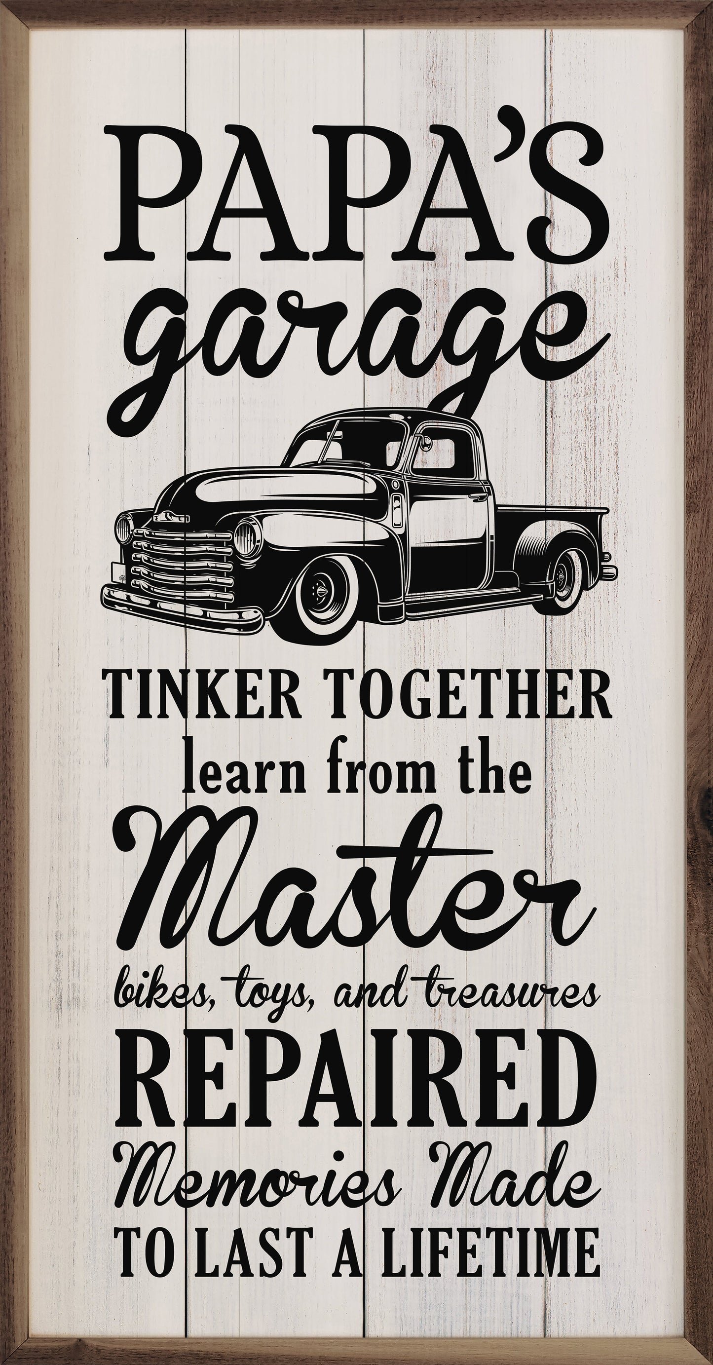 Papa's Garage Truck Whitewash