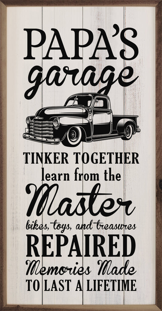 Papa's Garage Truck Whitewash