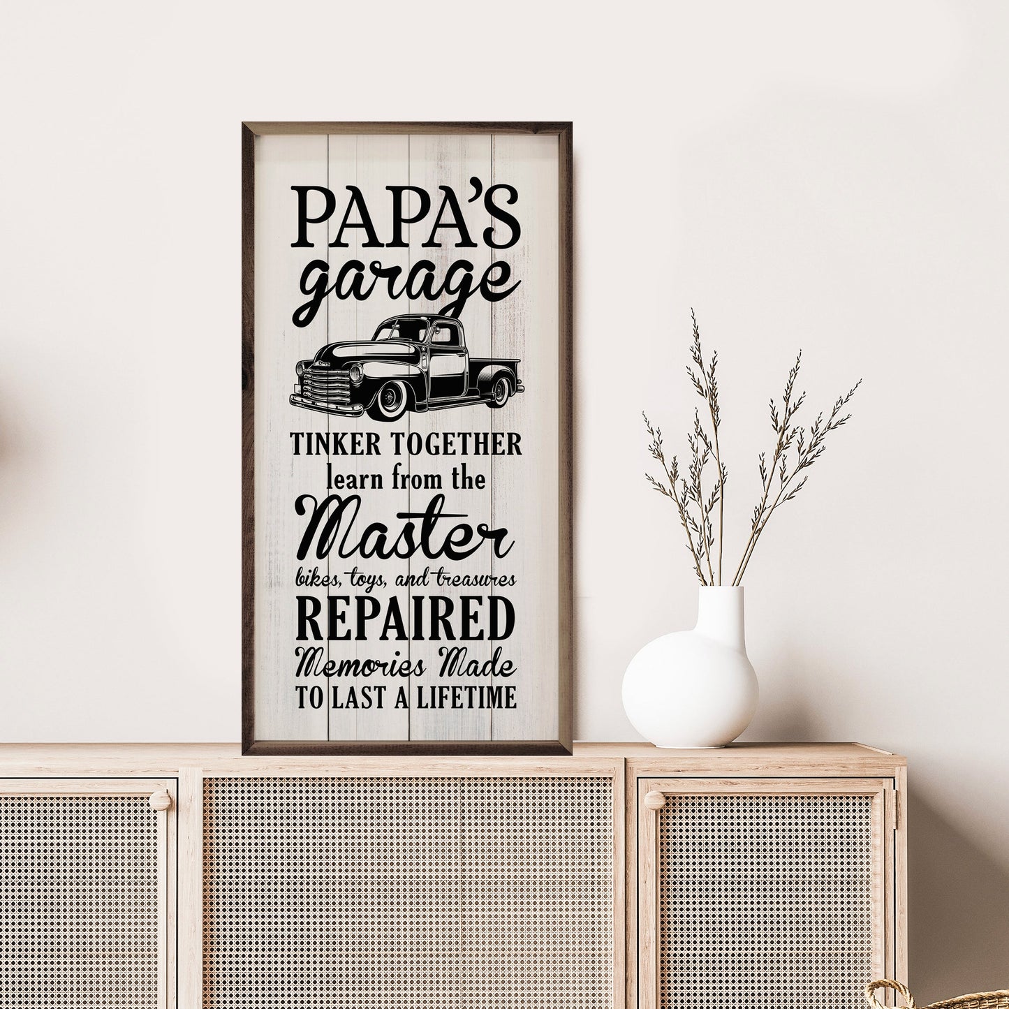 Papa's Garage Truck Whitewash