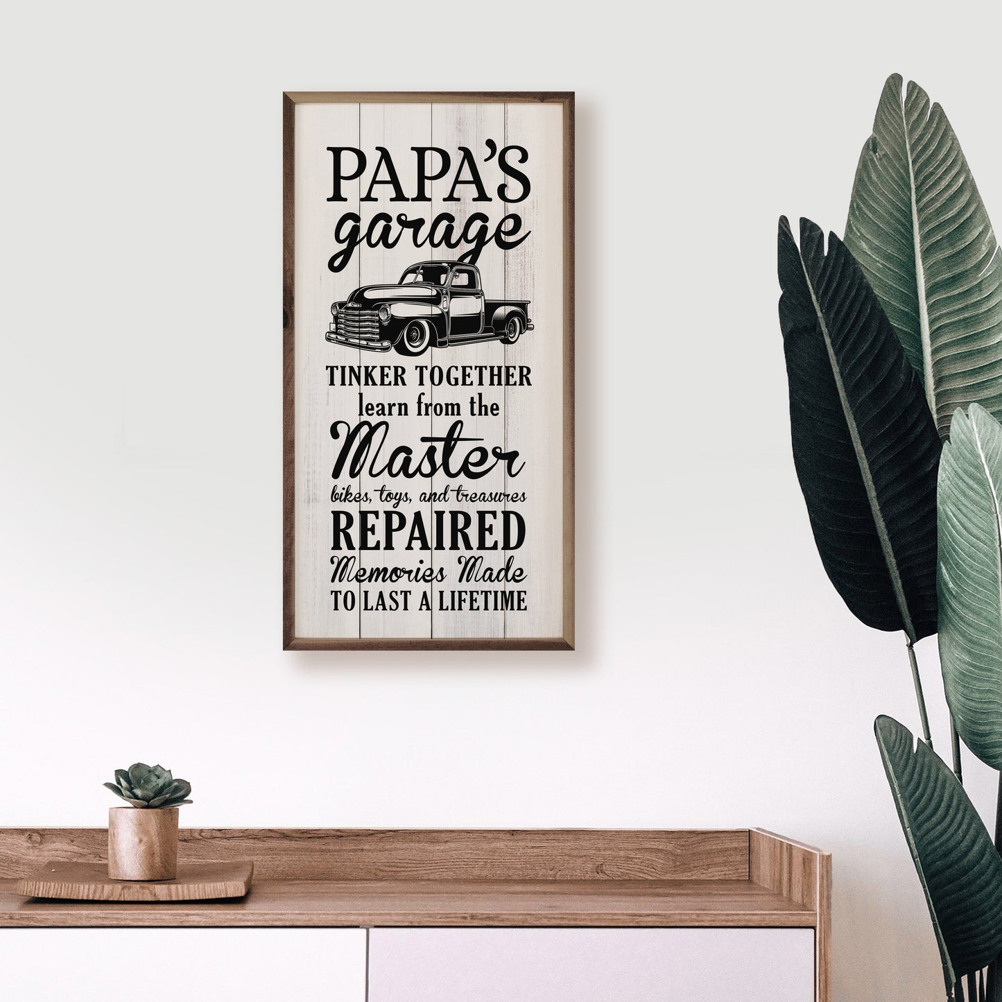 Papa's Garage Truck Whitewash