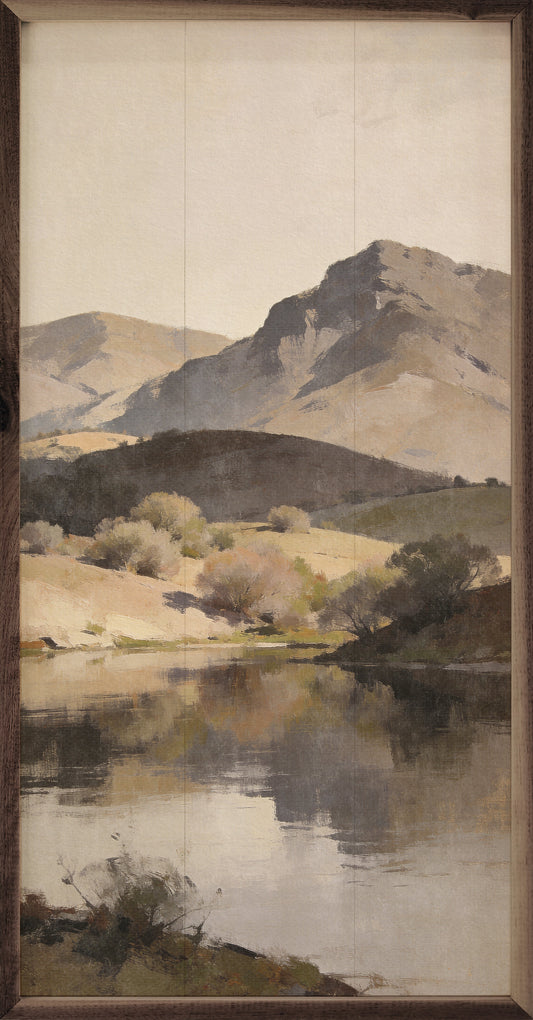 Quiet River Beneath The Mountains
