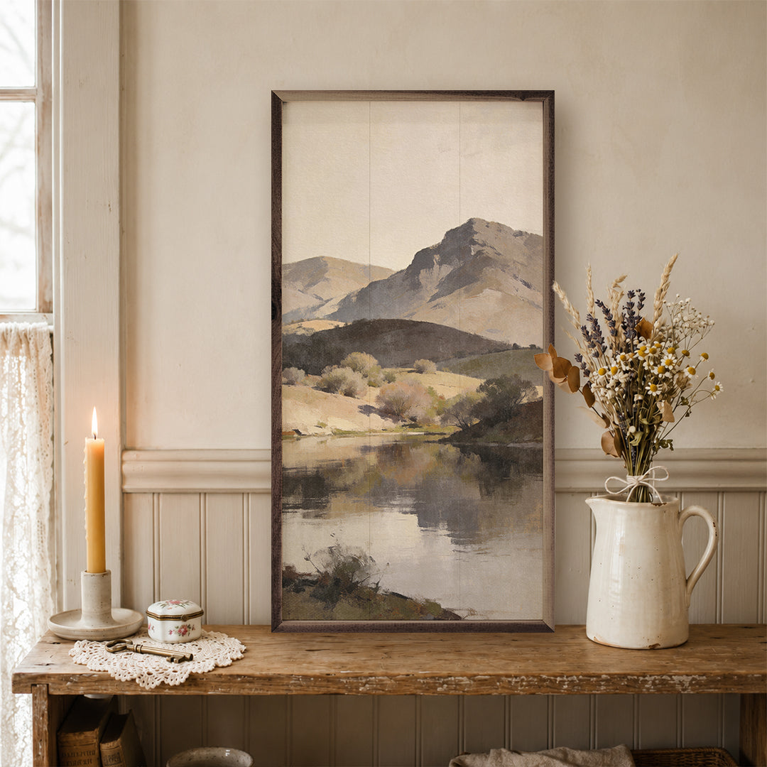 Quiet River Beneath The Mountains