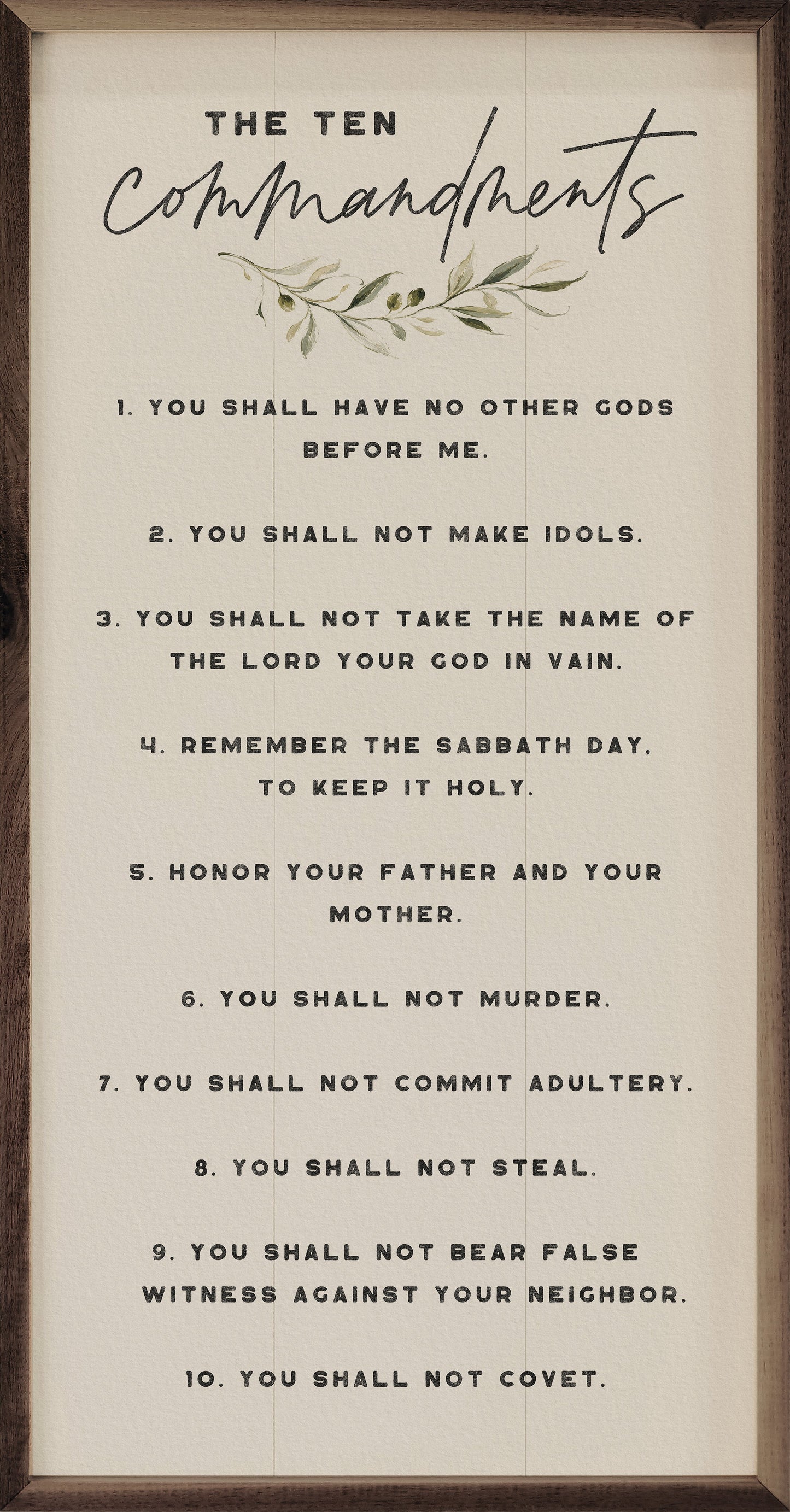 The Ten Commandments