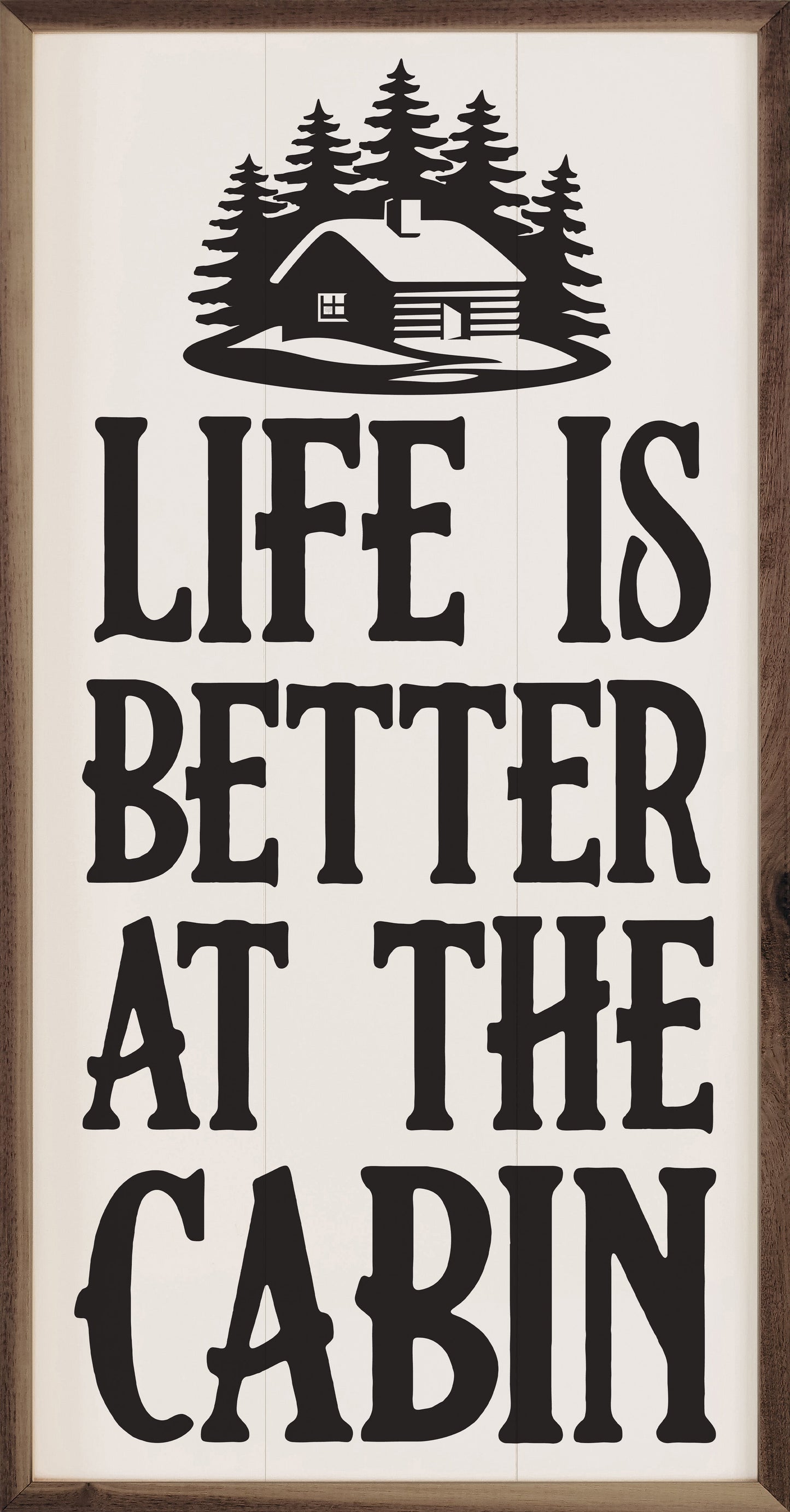 Better At The Cabin White