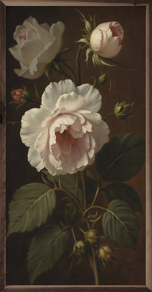 Vintage Ivory Peonies