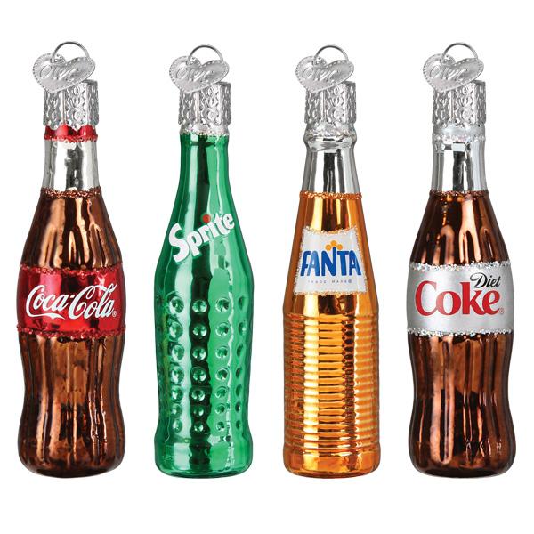 Coca-Cola® Mini Beverage Ornament Set
