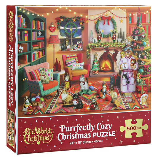 Purrfectly Cozy Christmas Puzzle