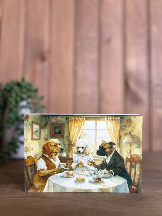 Dog Tea Party Sign