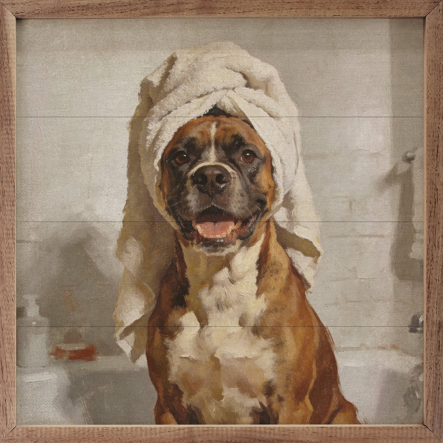 Bath Time Boxer Towel
