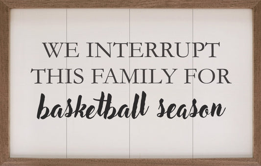 Basketball Season White