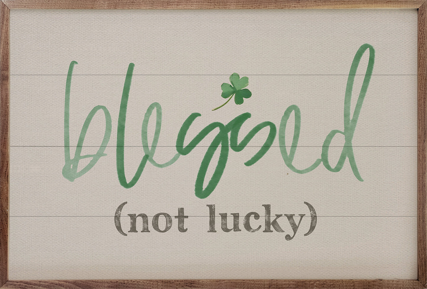 Blessed Not Lucky