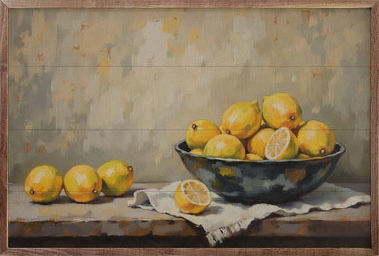 Bowl Of Lemons