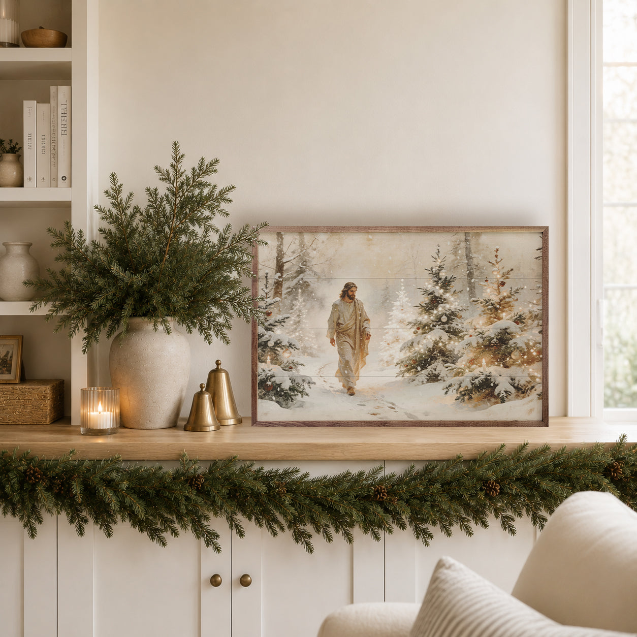 Christ Among The Evergreens