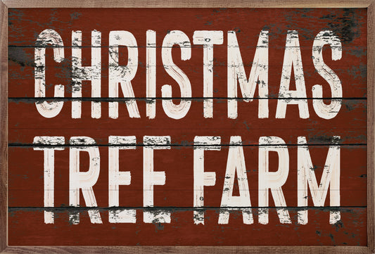 Christmas Tree Farm Red