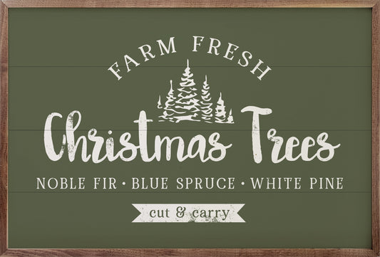 Christmas Trees Cut And Carry Green