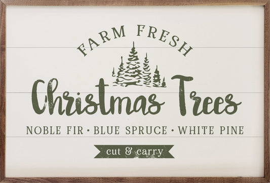 Christmas Trees Cut And Carry White