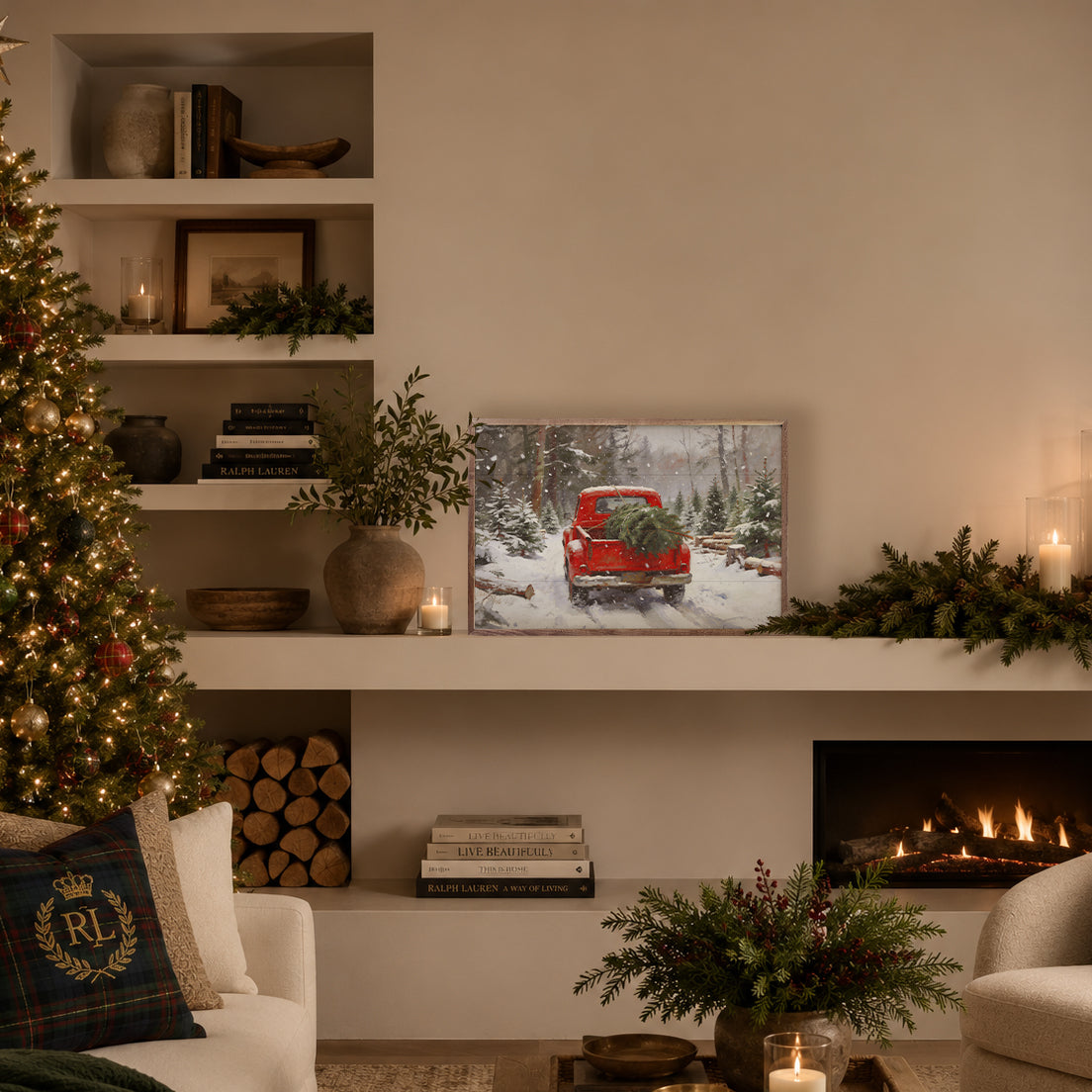 Cranberry Truck Christmas