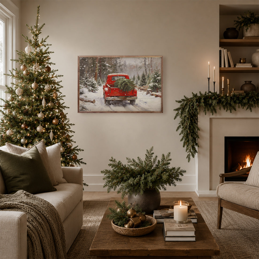 Cranberry Truck Christmas
