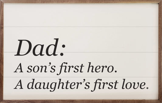 Dad Definition White