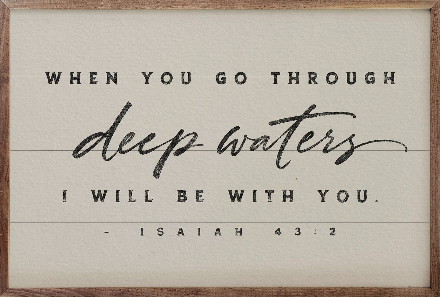 Deep Waters
