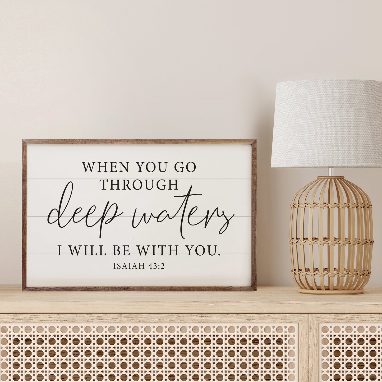 Deep Waters Isaiah 43 2 White