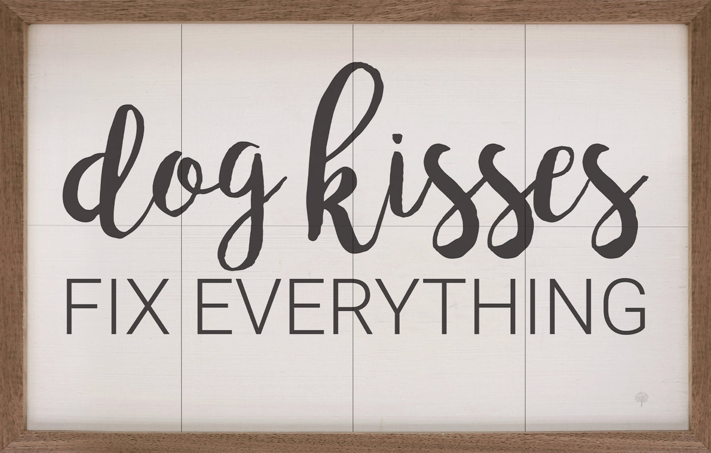 Dog Kisses Fix Everything White
