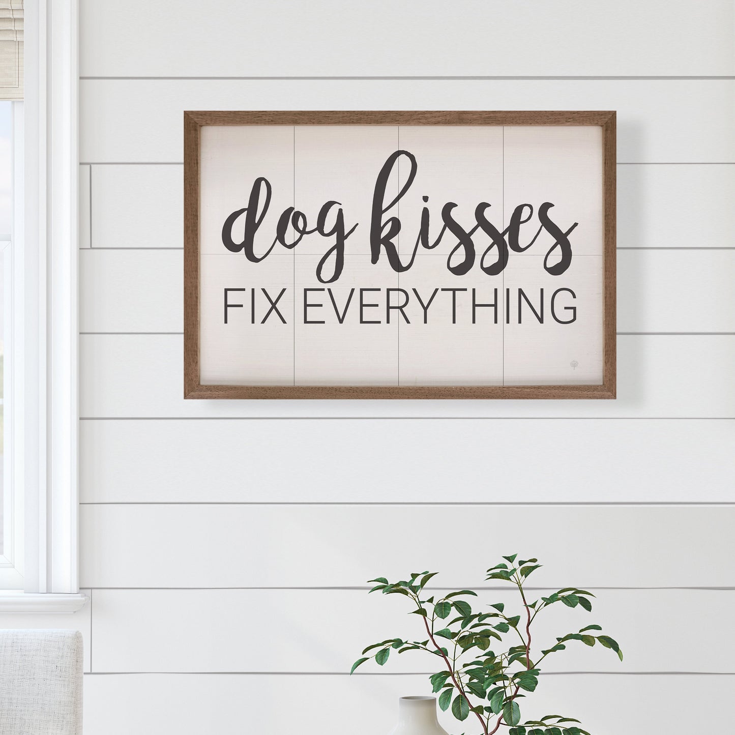 Dog Kisses Fix Everything White